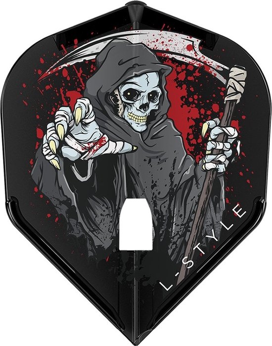 L-Style Champagne L3 Shape Adam Stella V1 Black - Dart Flights van L-Style — afbeelding 2
