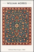 Walljar - William Morris - Holland Park Carpet - Muurdecoratie - Poster met lijst