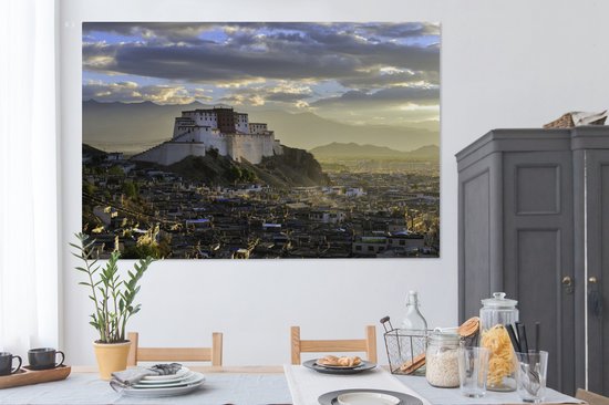 Peinture sur toile Tashilhunpo - 150x100 cm - Décoration murale