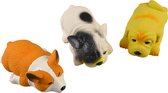 Duvo+ latex puppy's 15x8,4x5,8cm, let op alleen kleur oranje word geleverd!