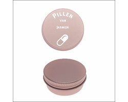 Pillen Blikje Met Naam Gravering - Jasmijn