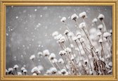 JUNIQE - Poster met houten lijst Watching Snow Settle @PixLifePhoto