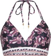 LingaDore - Paisley Bikini Top - maat 36C - Zwart