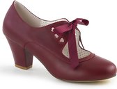 Escarpins Pin Up Couture -42 Chaussures- WIGGLE-32 US 12 Bordeaux