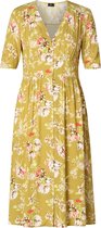 YESTA Hinne Maxi-Jurk - Leek/Multicolour - maat 3(52)