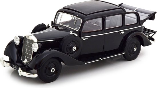 Triple9 1:18 Mercedes 260D Pullman Landaulet 1936 - Résine Rouge Et Noir - Fully Closed