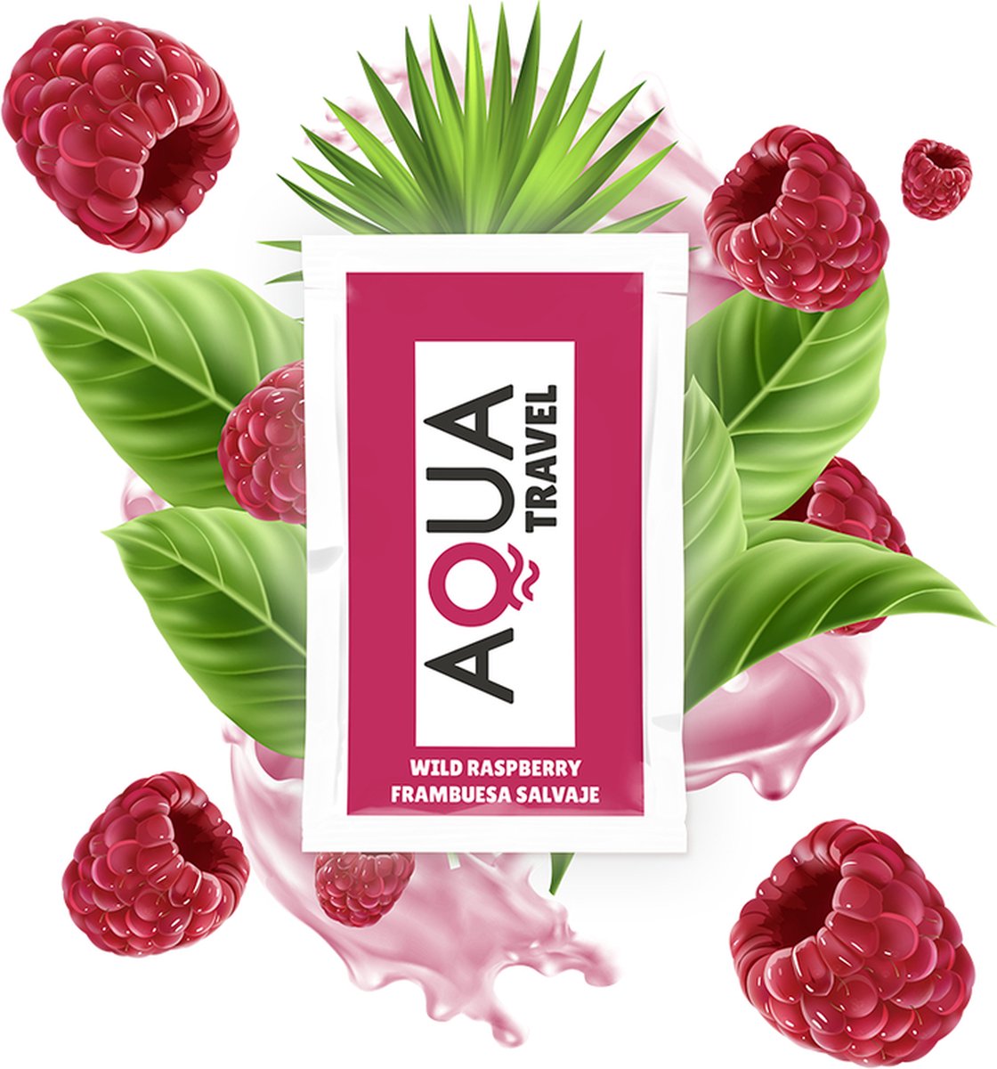 AQUA TRAVEL | Aqua Travel Wild Raspberry Flavour Waterbased Lubricant - 6 Ml