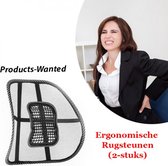 2 Stuks Ergonomische Rugsteun Voor Iedere Stoel