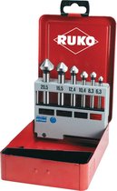 RUKO 102152 Kegelverzinkboorset 6-delig 6.3 mm, 8.3 mm, 10.4 mm, 12.4 mm, 16.5 mm, 20.5 mm HSS 1 set(s)