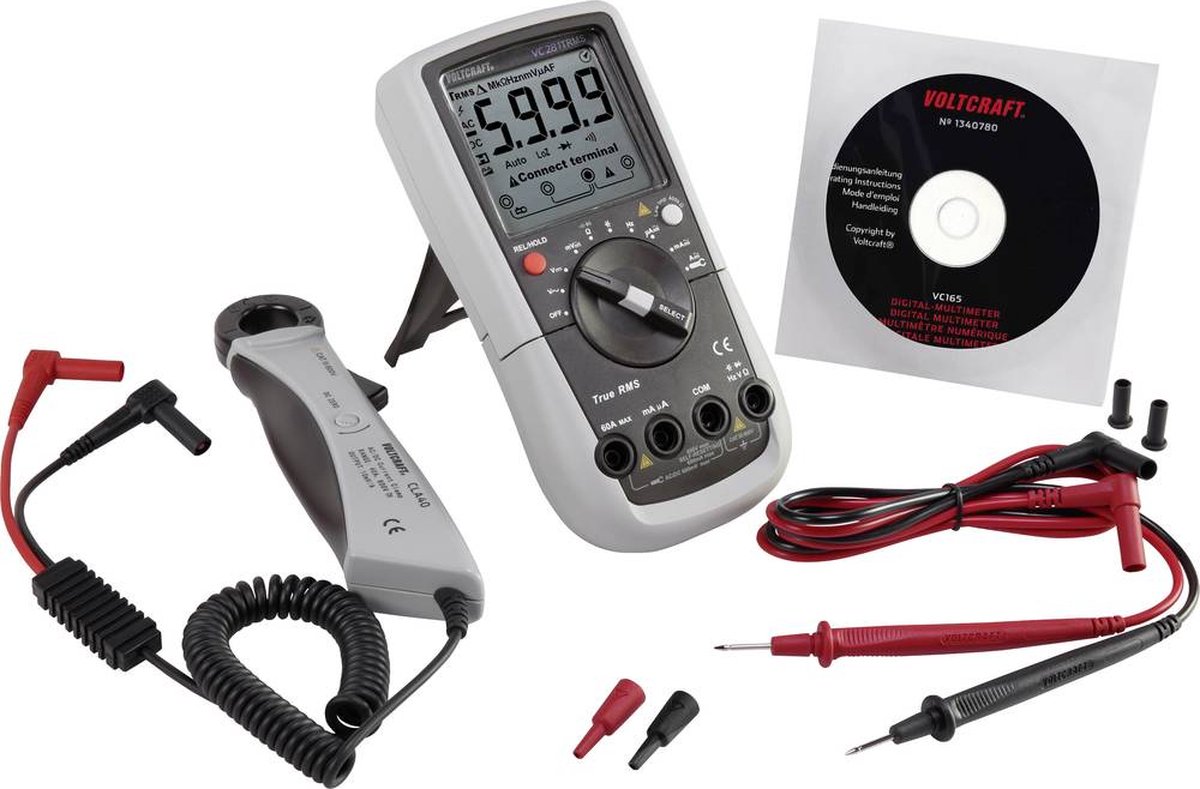 VOLTCRAFT VC151 Hand-Multimeter digital CAT III 600 V Anzeige