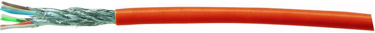 Kash 70M049 Netwerkkabel CAT 7 S/FTP 4 x 2 x 0.25 mm² Oranje 25 m