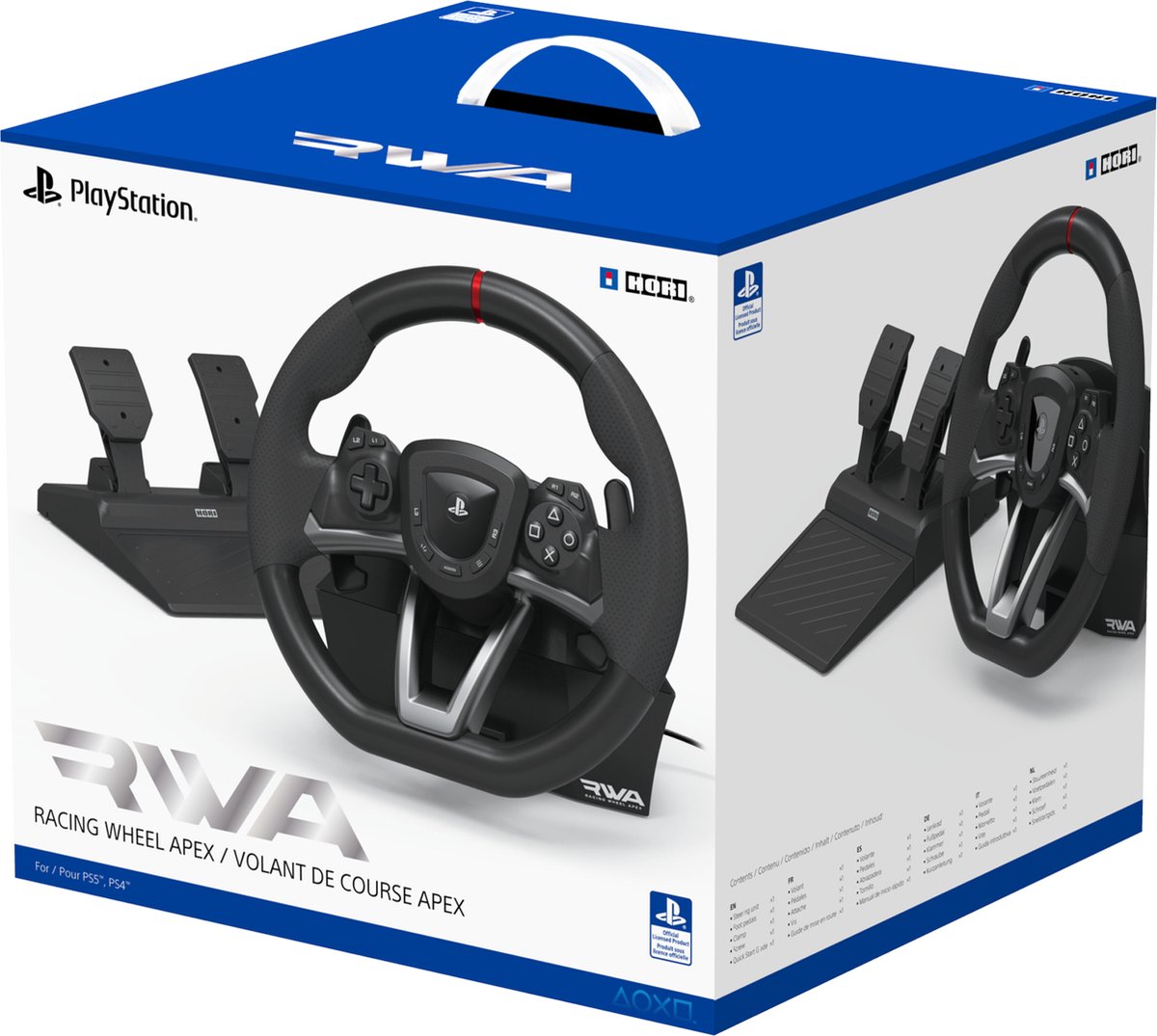 Hori Racing Wheel APEX Gaming Racestuur - Officially Licensed Stuur voor  PS5/PS4/PC | bol.com