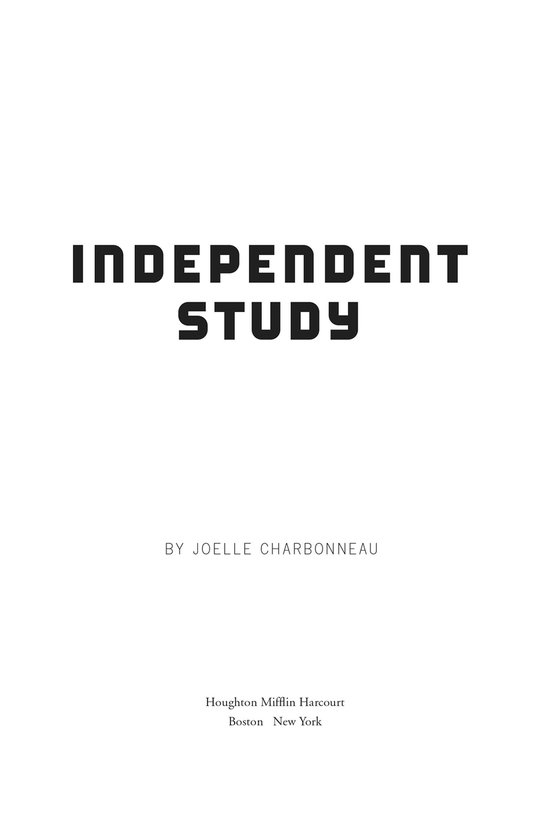 Independent Study - cover