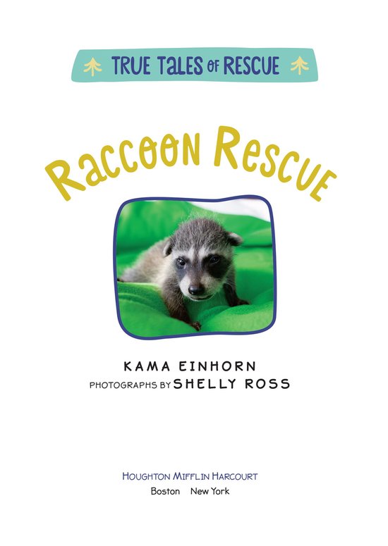 Boek cover Raccoon Rescue van Kama Einhorn (Onbekend)