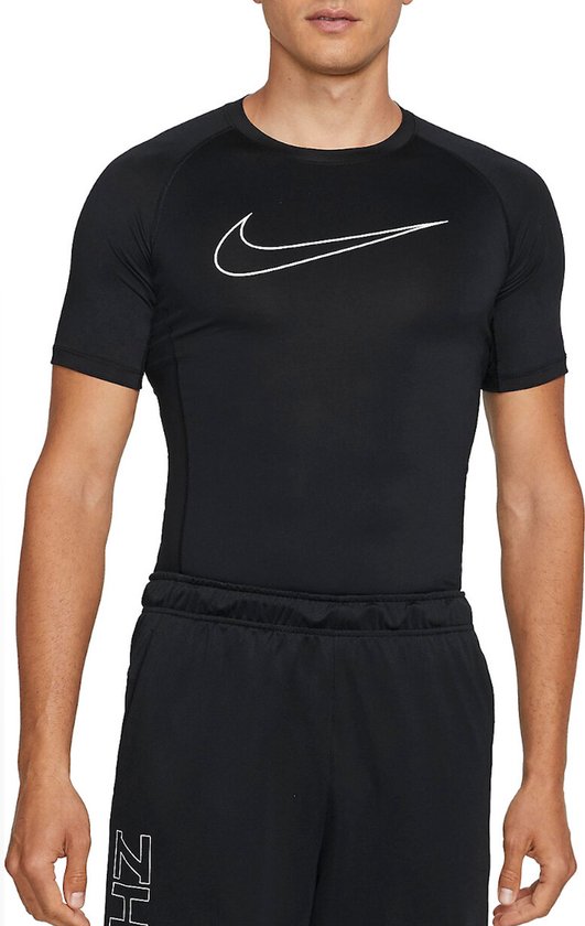 Grazen nationalisme Groot universum Nike Pro Dri-FIT Tight Sportshirt Heren - Maat XL | bol.com