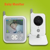 Babyfoon - 3,2 inch - Draadloze kleurenvideo - Nachtlampje - draagbare Baby Nanny Beveiligingscamera - IR - LED Nachtzicht Intercom