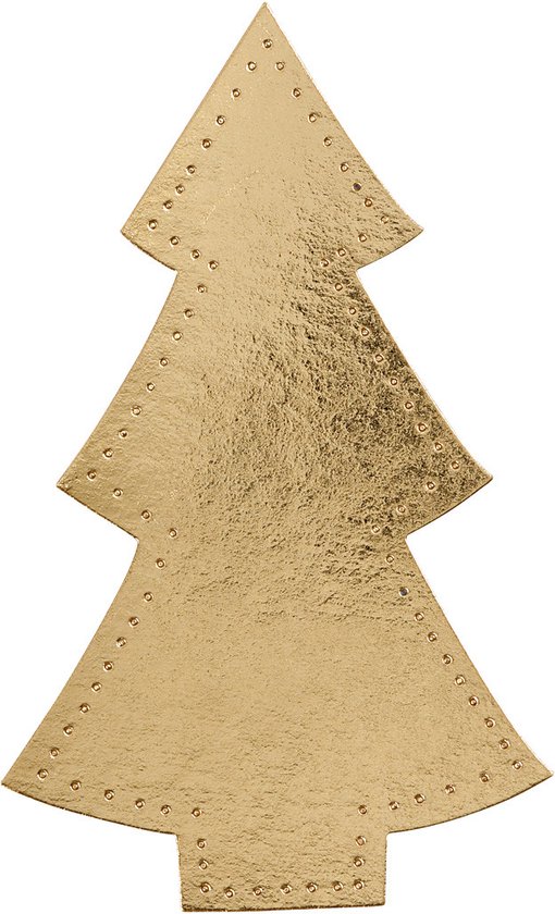 Kerstboom glas 20x10 cm goud Anna's Collection