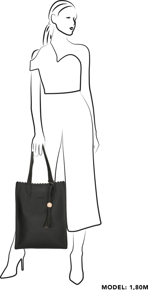 Charm London Covent Garden Shopper Zwart bol