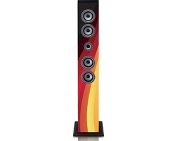 Bluetooth speaker Ices IBT-6 Deutschland met USB, SD, FM radio, LCD scherm en afstandsbediening, 40W RMS