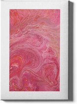 Walljar - Pink Flow - Muurdecoratie - Canvas schilderij