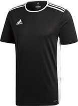 adidas Entrada 18 SS Jersey  Sportshirt - Maat 140  - Unisex - zwart/wit