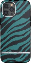 Richmond & Finch Emerald Zebra zebraprint hoesje voor iPhone 12 Pro Max - groen
