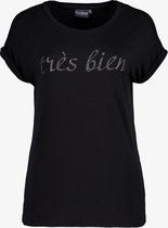 TwoDay zwart dames shirt - Zwart - Maat S