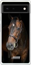 6F hoesje - geschikt voor Google Pixel 6 -  Transparant TPU Case - Horse #ffffff