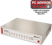 Lindy 8 Port GIGABIT Desktop Switch 10/100/1000