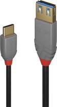 LINDY USB-kabel USB 3.2 Gen1 (USB 3.0 / USB 3.1 Gen1) USB-A bus, USB-C stekker 0.15 m Zwart 36895