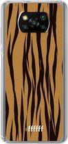 6F hoesje - geschikt voor Xiaomi Poco X3 Pro -  Transparant TPU Case - Tiger Print #ffffff