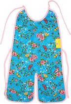 Bib-Apron Butterflies Blue Pink