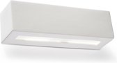 Trend24 Wandlamp Keramische Vega - E27 - Wit