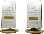 Unicórnio Special Tea (2 x 150g) - BIO Premium Herbal Tea - BIO Premium Kruiden Thee - Losse Thee - 1) Pepermunt, Rozemarijn, Sencha Groene Thee en Yerba-Mate - 2) Zwarte Thee mela