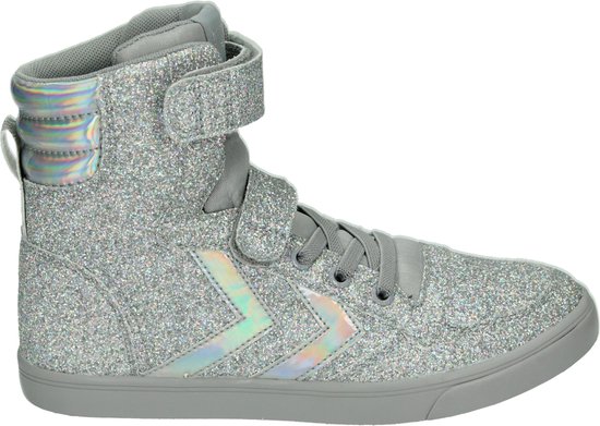 Hummel 206837 SLIMMER STADIL GLITTERJ - Kinderen Half-hoog - Kleur:  Metallics - Maat: 33 | bol.com