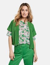 GERRY WEBER Dames Gebreid vest met korte mouwen