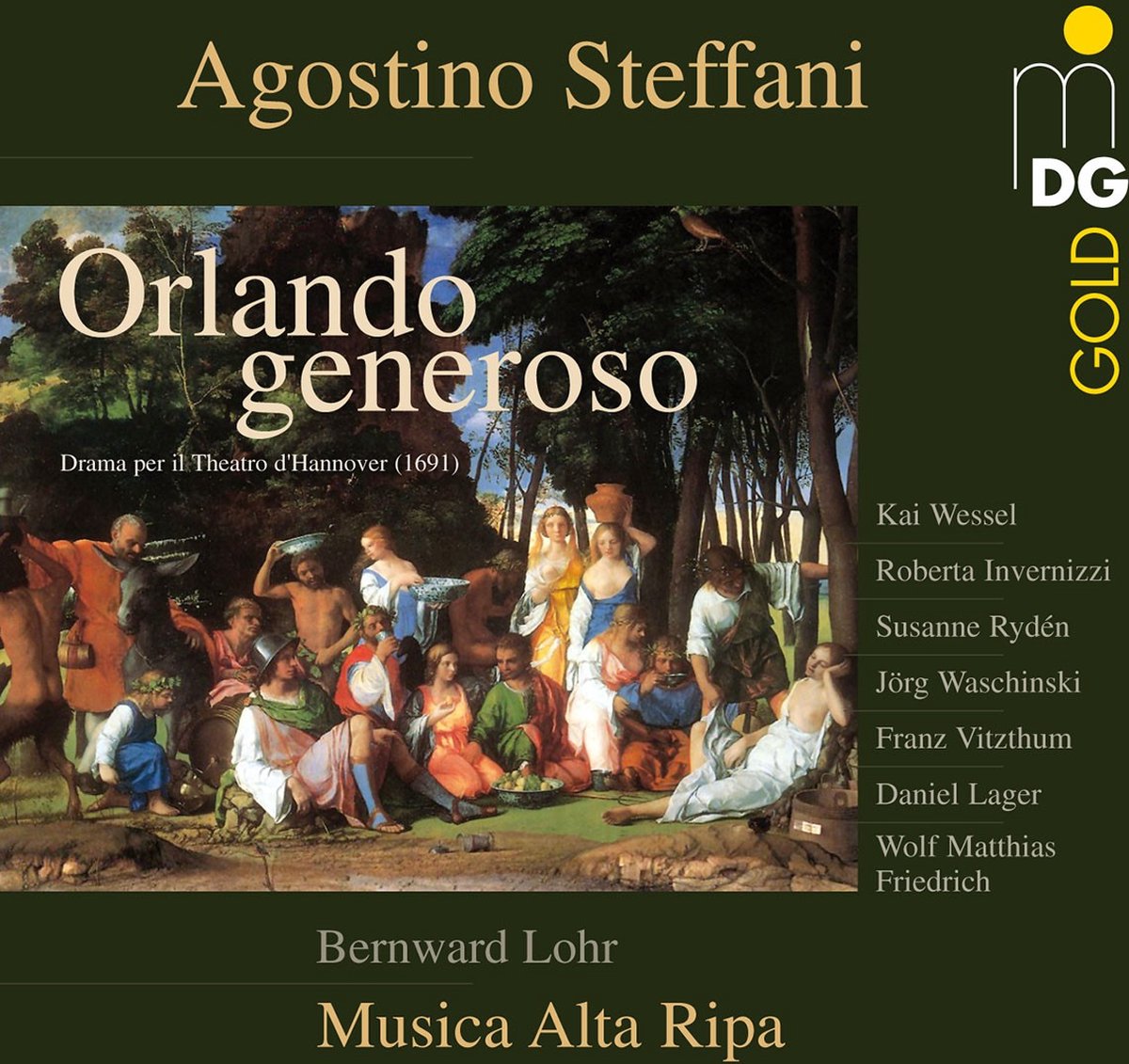 Musica Alta Rippa, Bernward Lohr - Steffani: Orlando Generoso (3 CD)