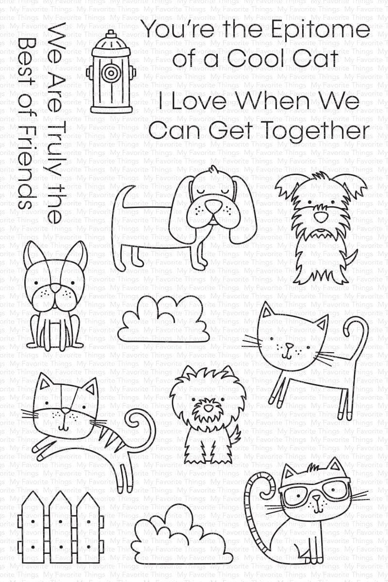 Best of Friends Clear Stamps (CS-629)