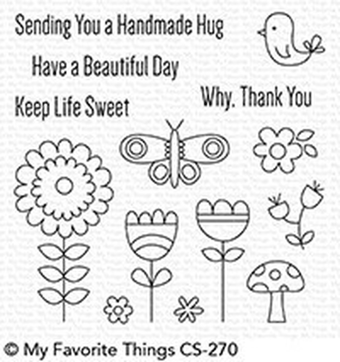 Beautiful Day Clear Stamps (CS-270)
