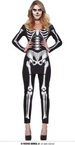 Guirca - Spook & Skelet Kostuum - Geen Vlees Op De Botten Skelet - Vrouw - - Maat 42-44 - Halloween - Verkleedkleding