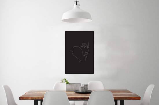 Affiche Homme - Tête - Abstrait - 60x90 cm