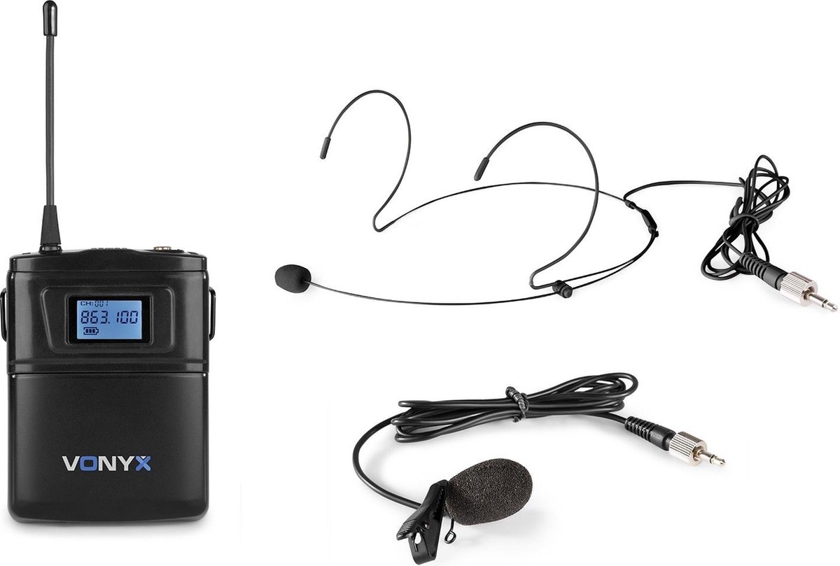 Vonyx WM60B losse bodypack voor WM6 draadloze microfoonsets