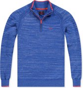 New Zealand Auckland - Half Zip Trui Blauw - L - Regular-fit