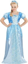 Widmann - Frozen Kostuum - Blauwe Sneeuwprinses - Meisje - Blauw - Maat 116 - Carnavalskleding - Verkleedkleding