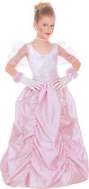 Widmann - Koning Prins & Adel Kostuum - Prima Prinses Pamela - Meisje - roze - Maat 116 - Carnavalskleding - Verkleedkleding