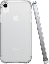 Coverzs Luxe Shock Case geschikt voor iPhone Xr hoesje transparant - Doorzichtig hoesje geschikt voor Apple iPhone Xr - Transparante case beschermhoesje geschikt voor iPhone Xr hoesjes - Transparant