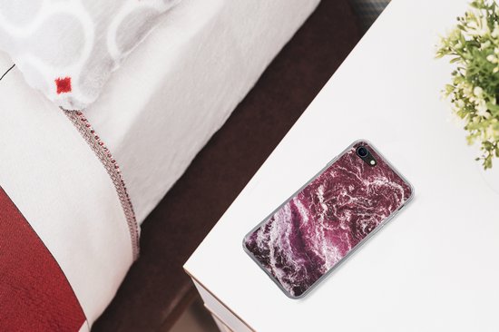 Coque iPhone 7 - Marbre - Natuursteen - Minéraux - Siliconen