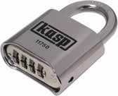 Kasp K11750D Hangslot 50 mm Zilver Cijferslot