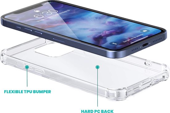 Shieldcase Silicone Shock case TPU adapté pour Apple iPhone 11 - transparent