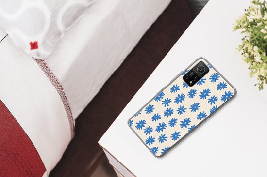 Coque Xiaomi Mi 10T 5G - Bloem - Motif - Minimalisme - Siliconen